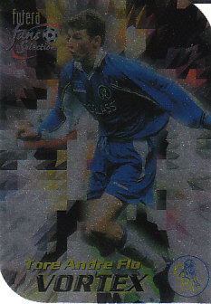 Tore Andre Flo Chelsea 1999 Futera Fans' Selection Vortex #V8